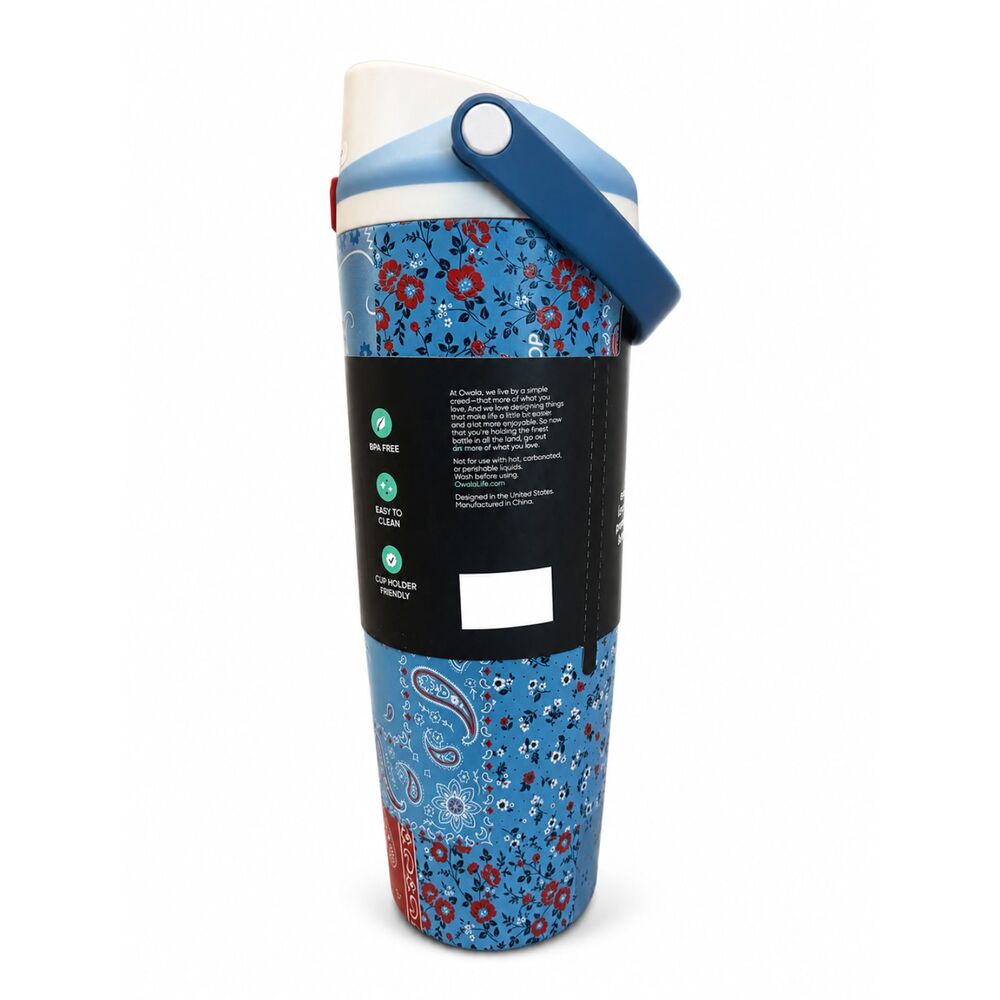 Owala FreeSip Sway 30 oz Stainless Steel Water Bottle Color Drop Common Thread